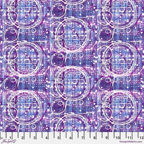 FS Cool Breeze PWKP035.PURPLE - Cotton Fabric