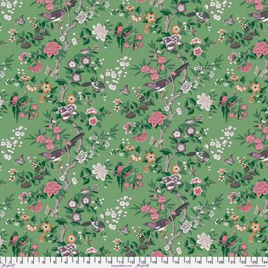 FS Water Garden - PWSA051.GREEN - Cotton Fabric
