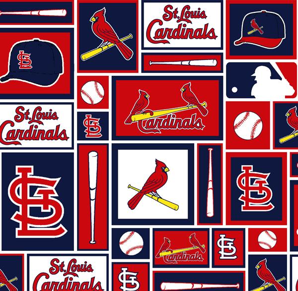 FT MLB Saint Louis Cardinal Sports Team 6654-B - Cotton Fabric