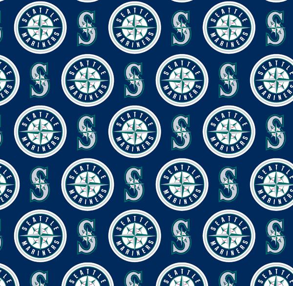 Seattle Mariners MLB Fleece by Fabric Traditions