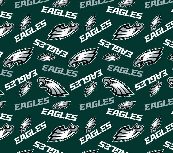 FT NFL Philadelphia Eagles Cotton Fleece - 70533-D  - Cotton Fleece Fabric
