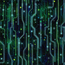 HFF Crack the Code T4931-31 Emerald - Cotton Fabric