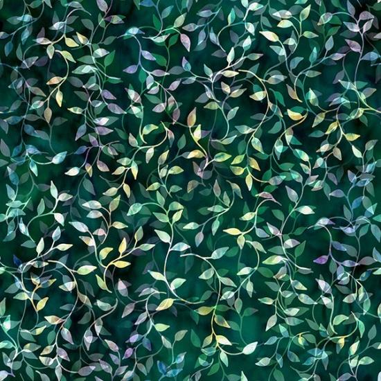 HFF Paisley in Love U5052-31 Emerald - Cotton Fabric