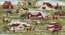 HG Cottonwood Stables - 3057-66 Sage - Cotton Fabric