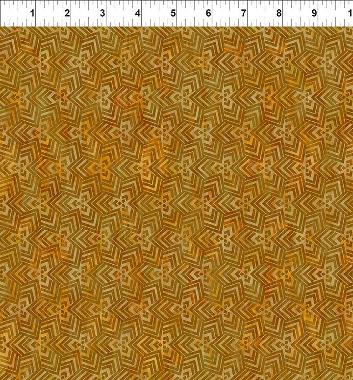 ITB Cosmos, 10COS-1 Gold - Cotton Fabric