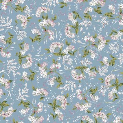 MAY Adelaide 10283-B Blue - Cotton Fabric