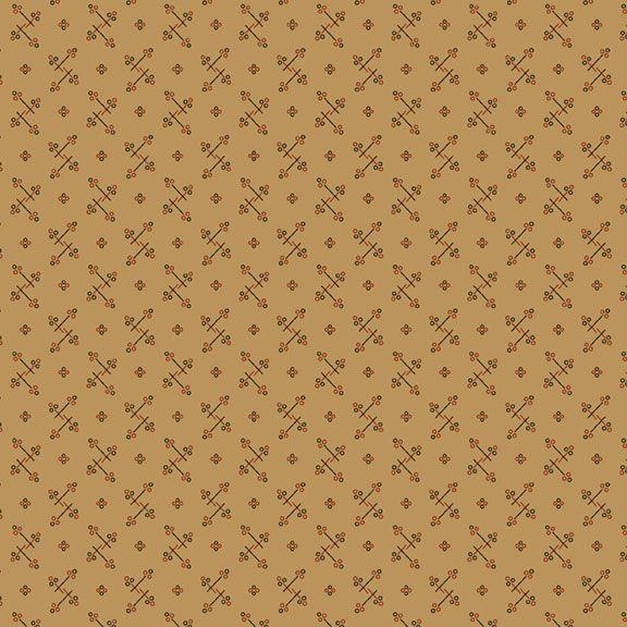 MB Butternut and Peppercorn R170523-TAN - Cotton Fabric