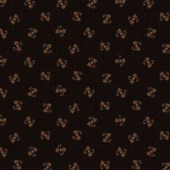 MB Butternut and Peppercorn R170527-BLACK - Cotton Fabric