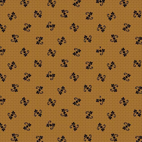 MB Butternut and Peppercorn R170527-GOLD - Cotton Fabric