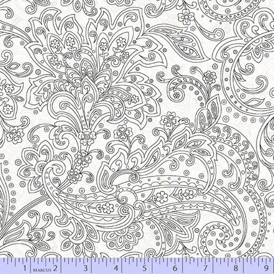 MB Domino Duo R21-0948-0146 Black and White - Cotton Fabric