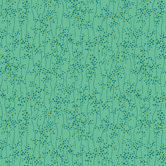 MB Greenhouse Garden R150287D-AQUA - Cotton Fabric
