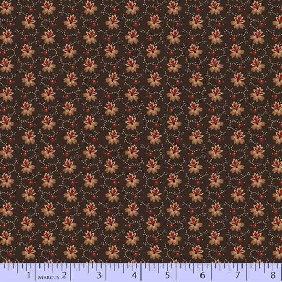 MB Hill Country Heritage - 8435-0513 Brown - Cotton Fabric
