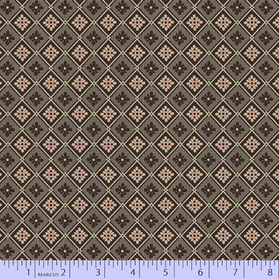 MB Hill Country Heritage, 8439-0513 Brown - Cotton Fabric