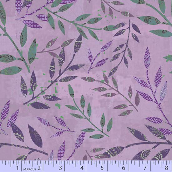 MB Las Flores 0982-0135 Purple - Cotton Fabric