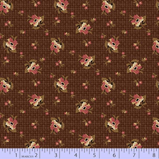 MB R22 Madison Square - 0838-0113 Brown - Cotton Fabric