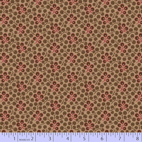 MB R22 Madison Square - 0844-0113 Brown - Cotton Fabric