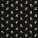 MB Villa Flora R220479-BLACK - Cotton Fabric