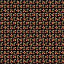 MB Villa Flora R220482-BLACK - Cotton Fabric