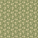 MB Villa Flora R220485-GREEN - Cotton Fabric