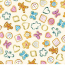 MM Bake Sale - Biscuit Cutters DDC10007-CREM-D - Cotton Fabric