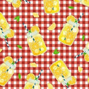 MM Best BBQ Ever - Lemonade Please DCX10539-REDX - Cotton Fabric