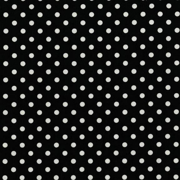 MM Dumb Dot - CX2490-BLAC-D Black - Cotton Fabric