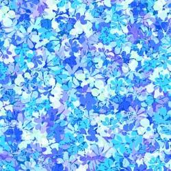 MM Floral Fantasy CX10236-CLOU Blue - Cotton Fabric