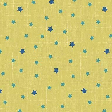 MM Happy Camper - Blinking Stars - CX11014-YELL-D - Cotton Fabric