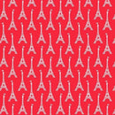 MM Wanderlust Tourist Attraction - CX9216-REDX-D - Cotton Fabric
