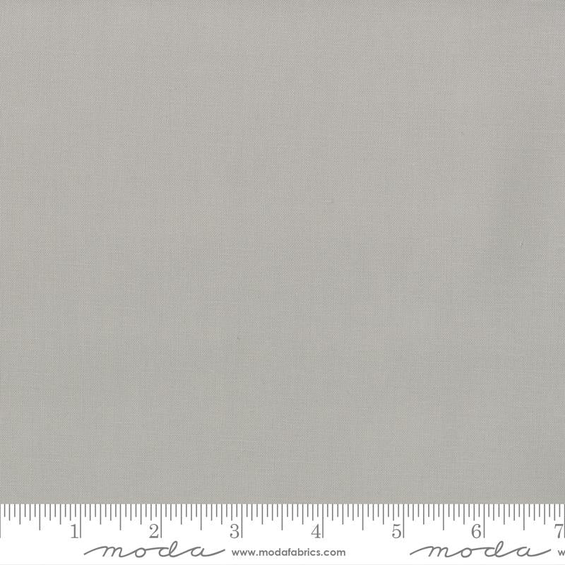 MODA 108" Bella Solid Quilt Back - 11082-83 Grey - Cotton Fabric