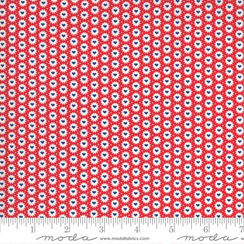 MODA 30's Playtime 33598-18 Scarlet - Cotton Fabric
