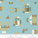 MODA ABC XYZ - 20814-13 Aqua - Cotton Fabric