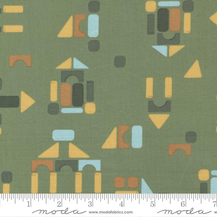 MODA ABC XYZ - 20814-16 Green - Cotton Fabric