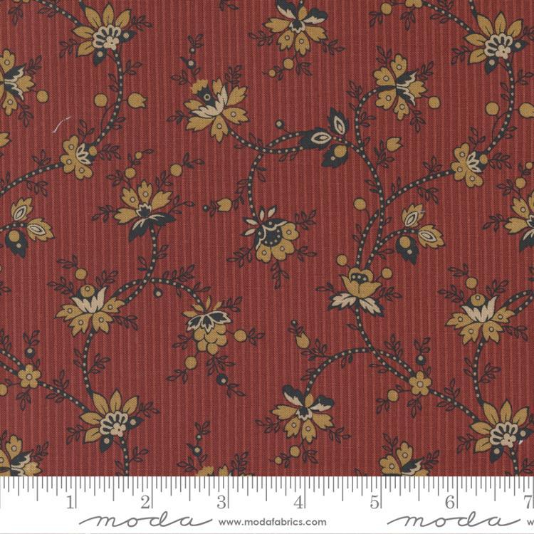 MODA Adamstown - 38130-15 Brick Red - Cotton Fabric