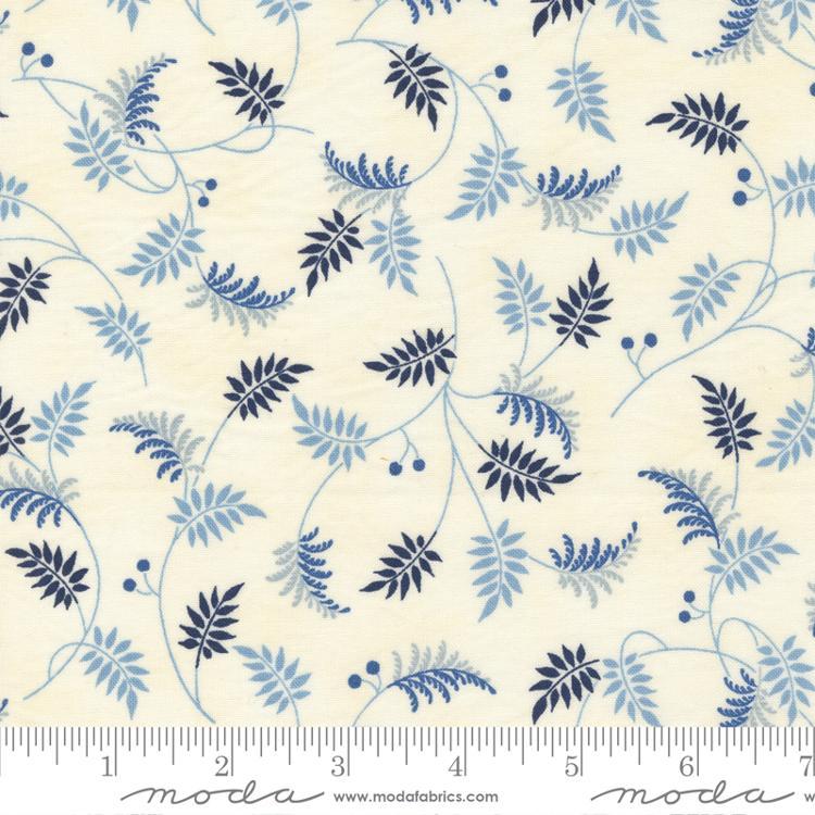MODA Amelias Blues 31651-11 Ivory - Cotton Fabric