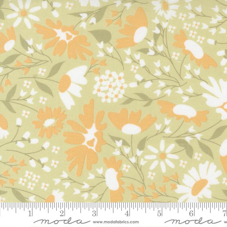 MODA Buttercup & Slate - 29151-15 Sprig - Cotton Fabric