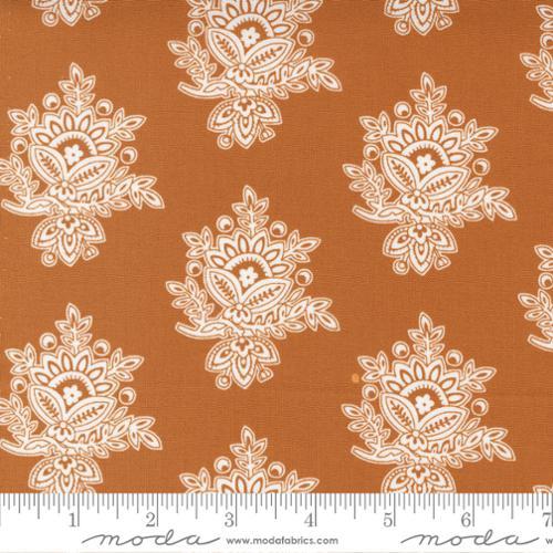 MODA Cinnamon and Cream 20454-12 Cinnamon - Cotton Fabric