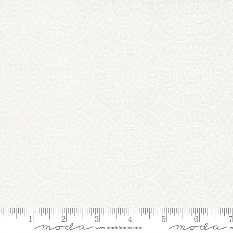MODA Coriander Seeds 29147-11 White - Cotton Fabric