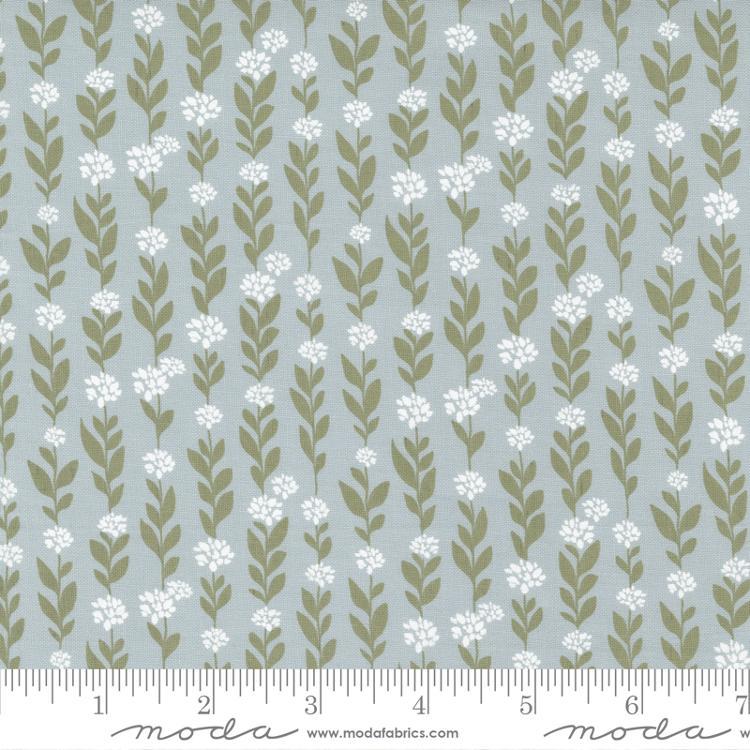 MODA Country Rose 5171-15 Smokey Blue - Cotton Fabric