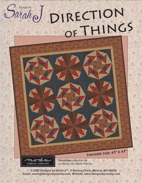 MODA Direction of Things DSJ-2078G - Quilt Pattern