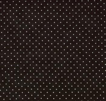 MODA Essential Dots - 8654-41 Jet Black - Cotton Fabric