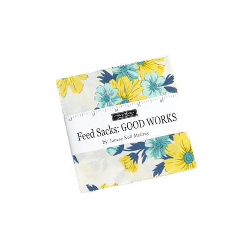 MODA Feed Sacks: Good Works Charm Pack - 23350PP - Cotton Fabric
