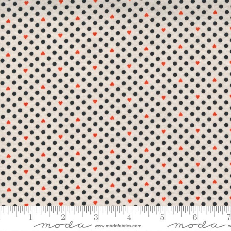 MODA Frankie Naive 30675-11 Pearl Black - Cotton Fabric