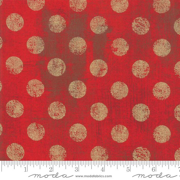 MODA Grunge Hits The Spot Metallic 30149-376M  - Cotton Fabric