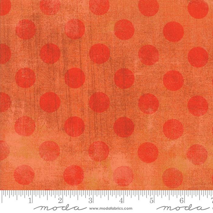 MODA Grunge Hits The Spot Papaya 30149-41 Orange - Cotton Fabric