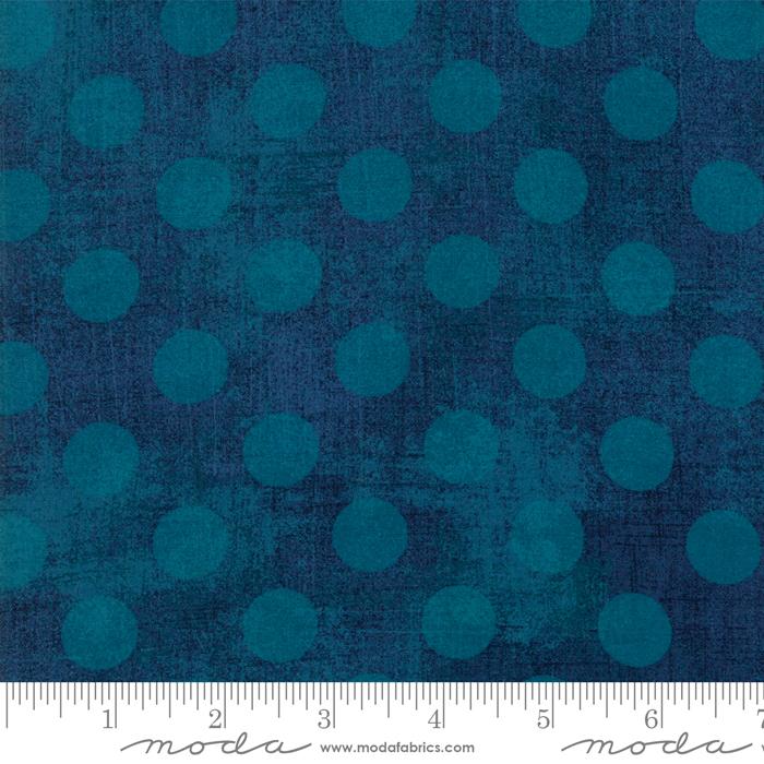 MODA Grunge Hits The Spot Prussia 30149-57 Turquoise - Cotton Fabric