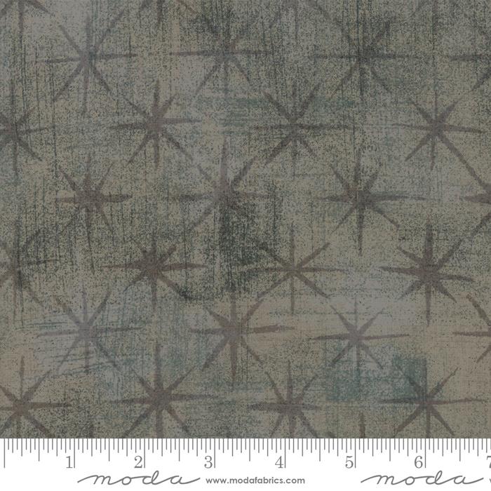 MODA Grunge Seeing Stars Grey Coutur 30148-56 - Cotton Fabric