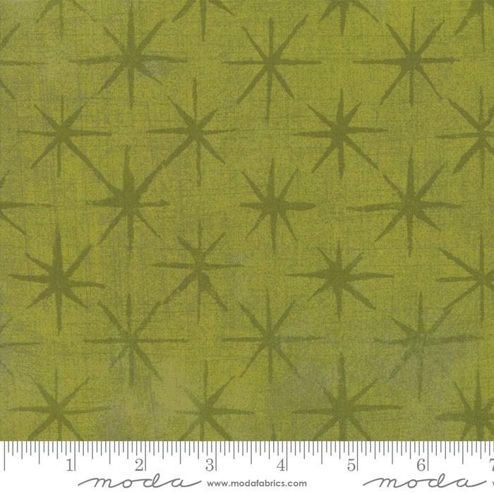 MODA Grunge Seeing Stars Kelp 30148-50 - Cotton Fabric