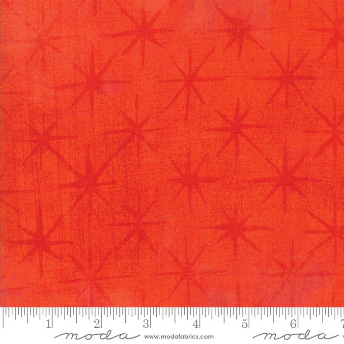 MODA Grunge Seeing Stars Tangerine 30148-24 - Cotton Fabric