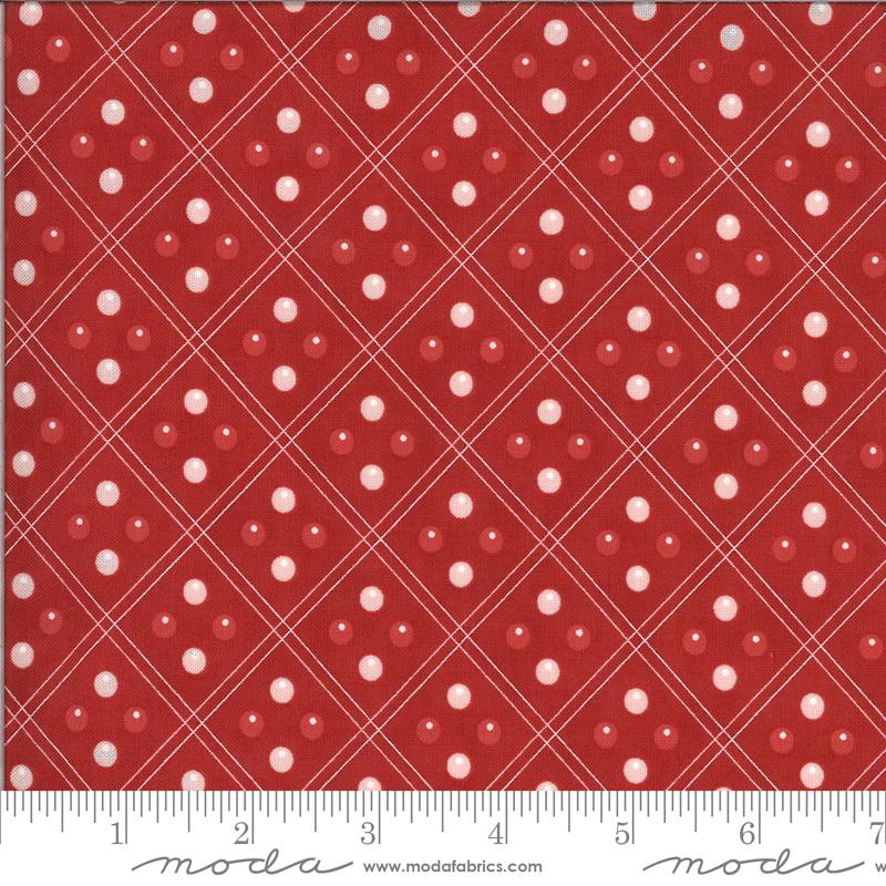 MODA Harbor Springs Red 14903-16 - Cotton Fabric